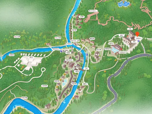 霍林郭勒结合景区手绘地图智慧导览和720全景技术，可以让景区更加“动”起来，为游客提供更加身临其境的导览体验。